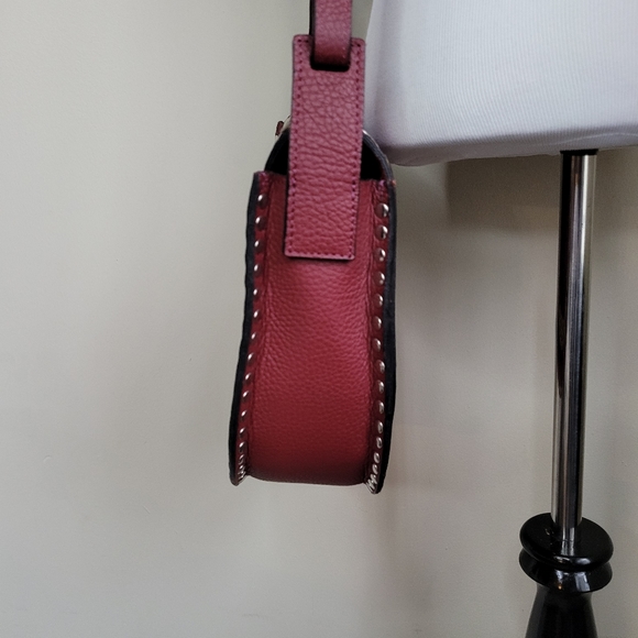 Sofia Ferrari red studded saddlebag - Picture 7 of 10